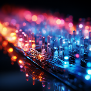 What are the principles of fiber optics, and how do they enable high-speed data transmission?